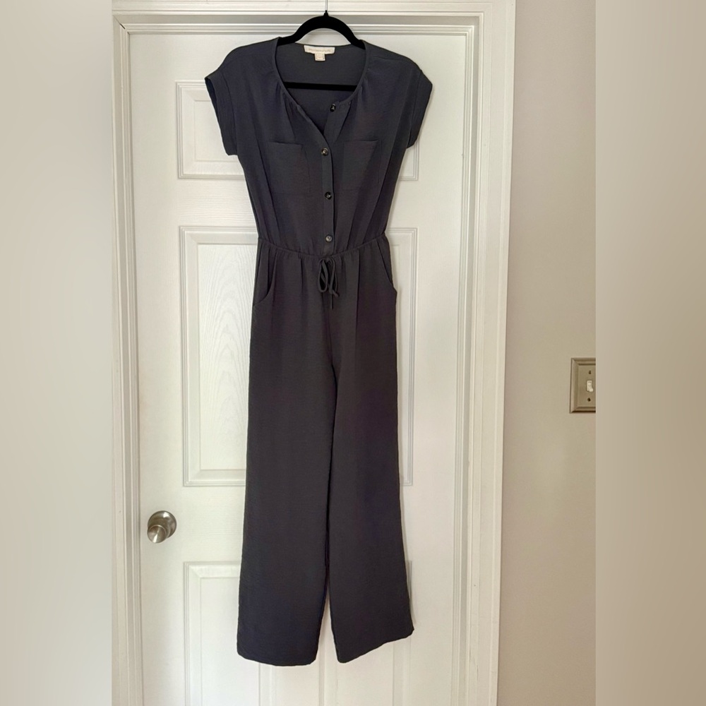 Monteau LA Charcoal Jumpsuit